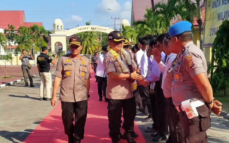 Irwasda Polda Riau Kunker ke Polres Bengkalis