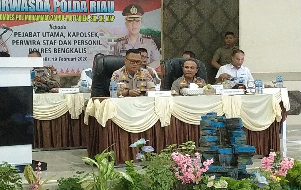 Polda Apresiasi Kapolres Bengkalis dalam Penanganan Karhutla
