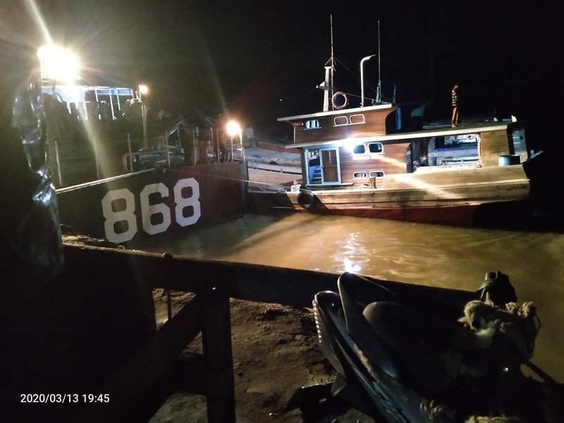 3 Kapal Pasir Ditangkap KRI Bubara 868