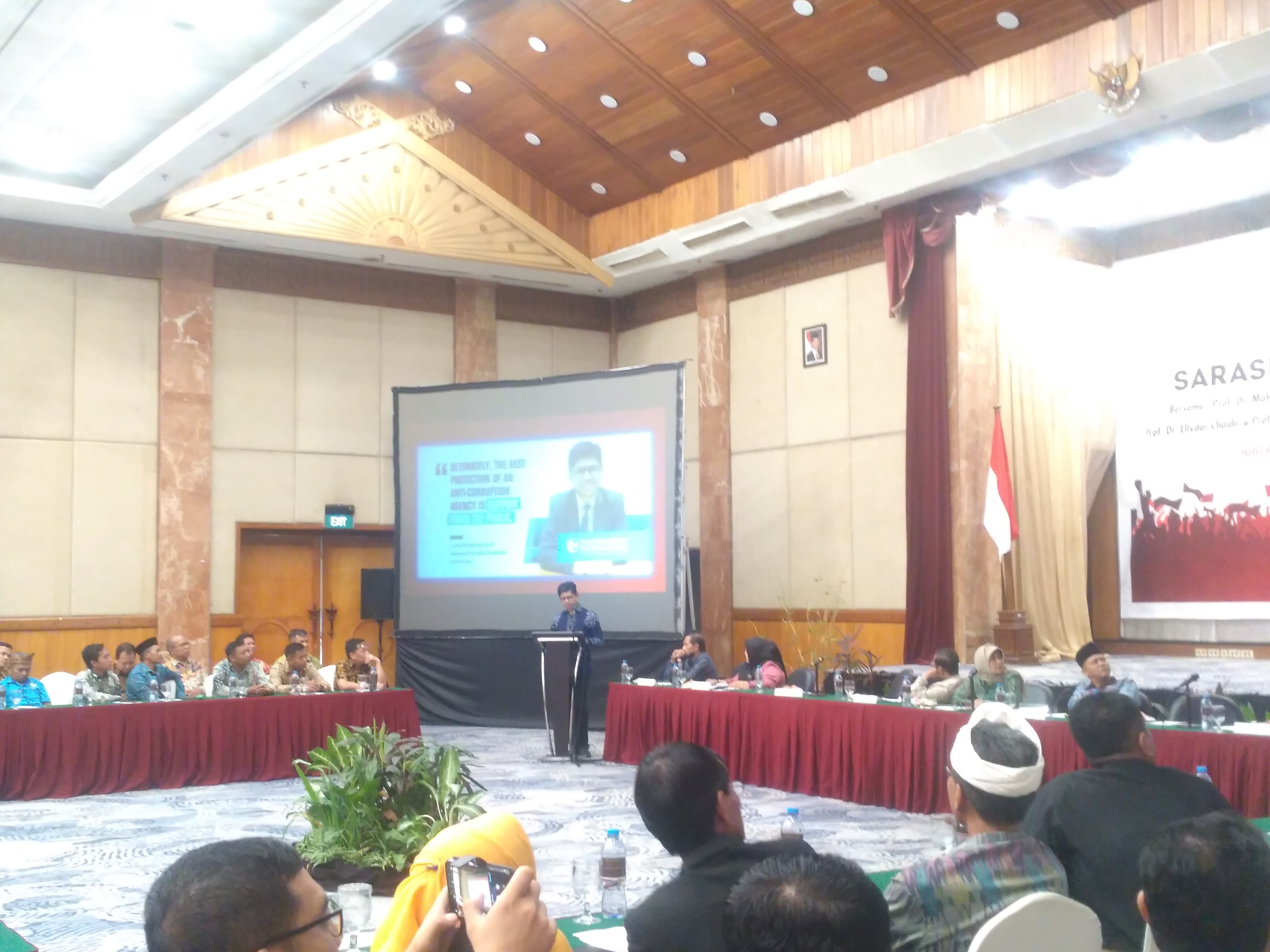 Laode Di Pekanbaru : Alhamdulillah Meski Gangguannya Luar Biasa, KPK Terus Bekerja