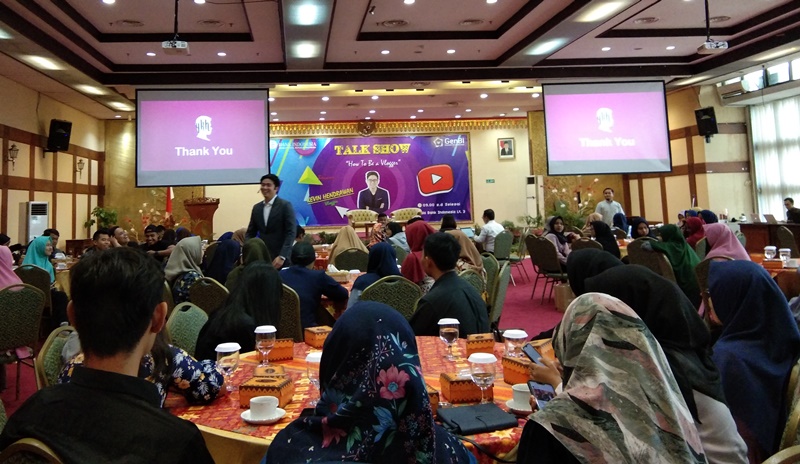 Undang Komunitas GenBI, KPw BI Riau Gelar Talkshow How To Be a Vlogger