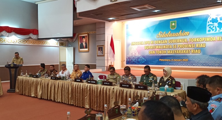 Dihadapan Anggota DPR RI Dapil Riau, Syamsuar Paparkan Riau Kekinian