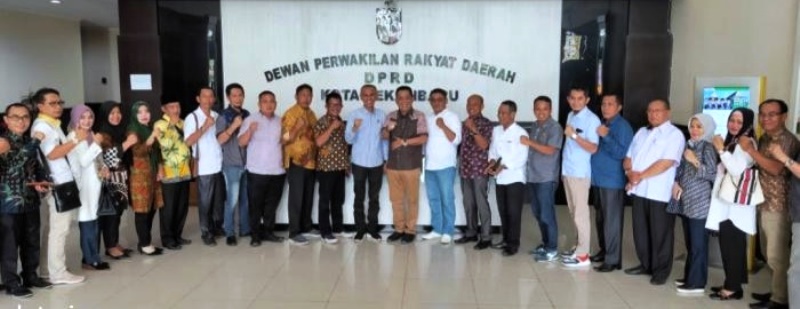 Bahas RKT,  DPRD Inhil Sambangi DPRD Pekanbaru