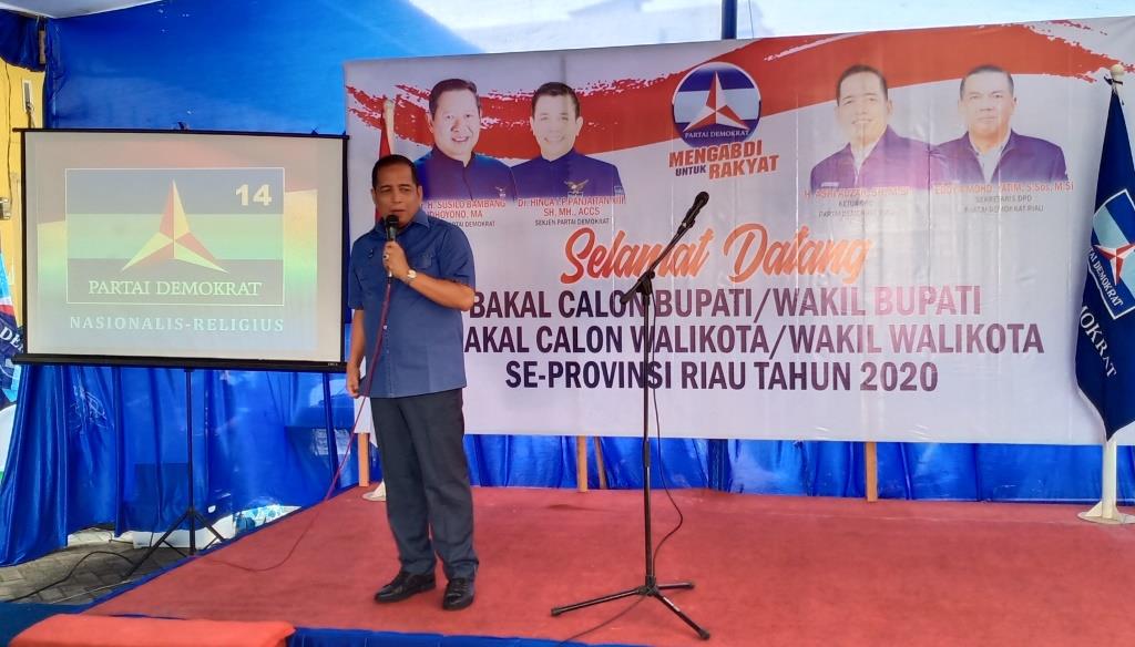Demokrat Riau Utamakan Hasil Survey, Tiga Besar Dikirim ke DPP