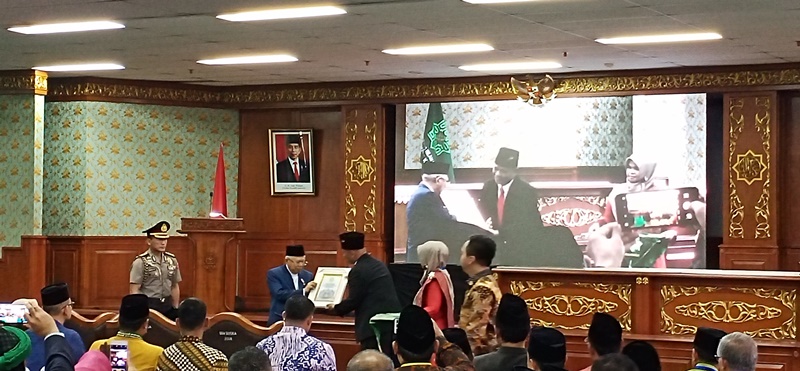 Diberi Gelar Bapak Ekonomi Syariah, Wapres Dorong Ekonomi Syariah Terus Berkembang