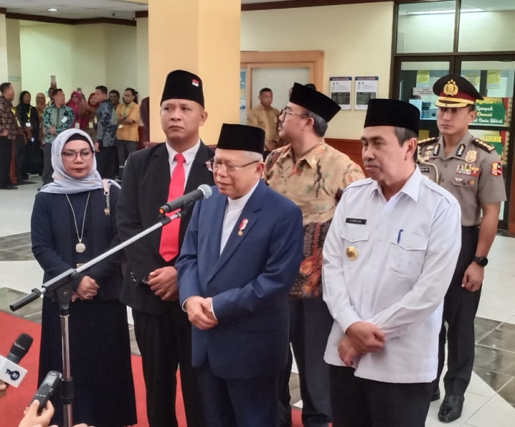  Wapres Dukung Syamsuar Jadikan Riau Pusat  Ekonomi Syariah