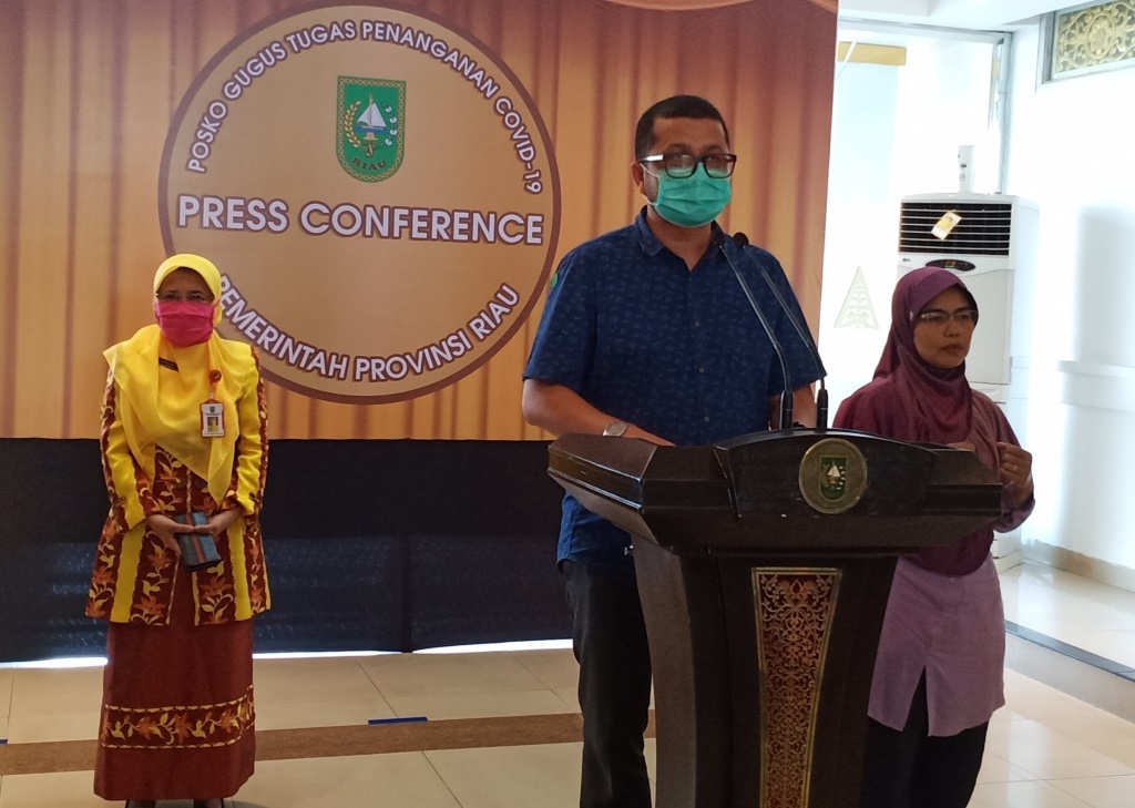 Total 26 Orang, Dua Pasien Tambahan Positif Covid-19 dari Inhil dan Pekanbaru