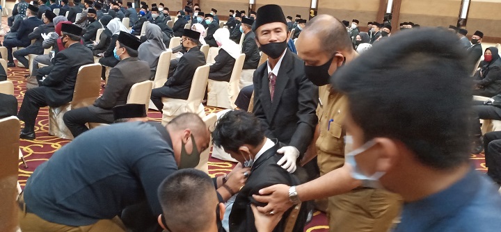 Seorang Calon Pejabat Eselon III dan IV Nyaris Pingsan Saat Namanya Dipanggil
