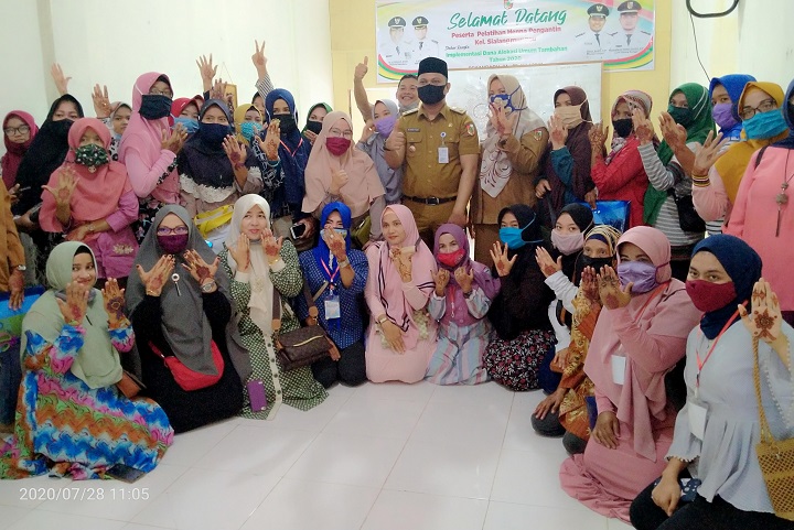 120 Lebih Warga Kelurahan Sialangmunggu Dapat Pelatihan Keterampilan
