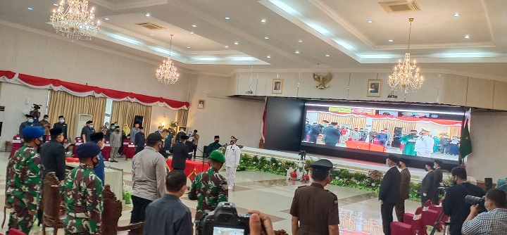 Gubri Resmi Lantik Pj dan Pjs Empat Daerah Penyelenggara Pilkada