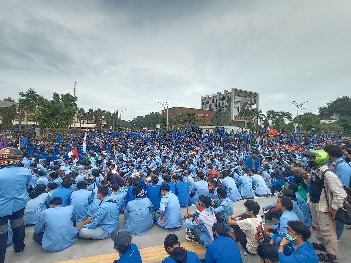 Mahasiswa Riau Tegaskan, Demo Tolak UU Ciptaker Bukan Aksi Bayaran