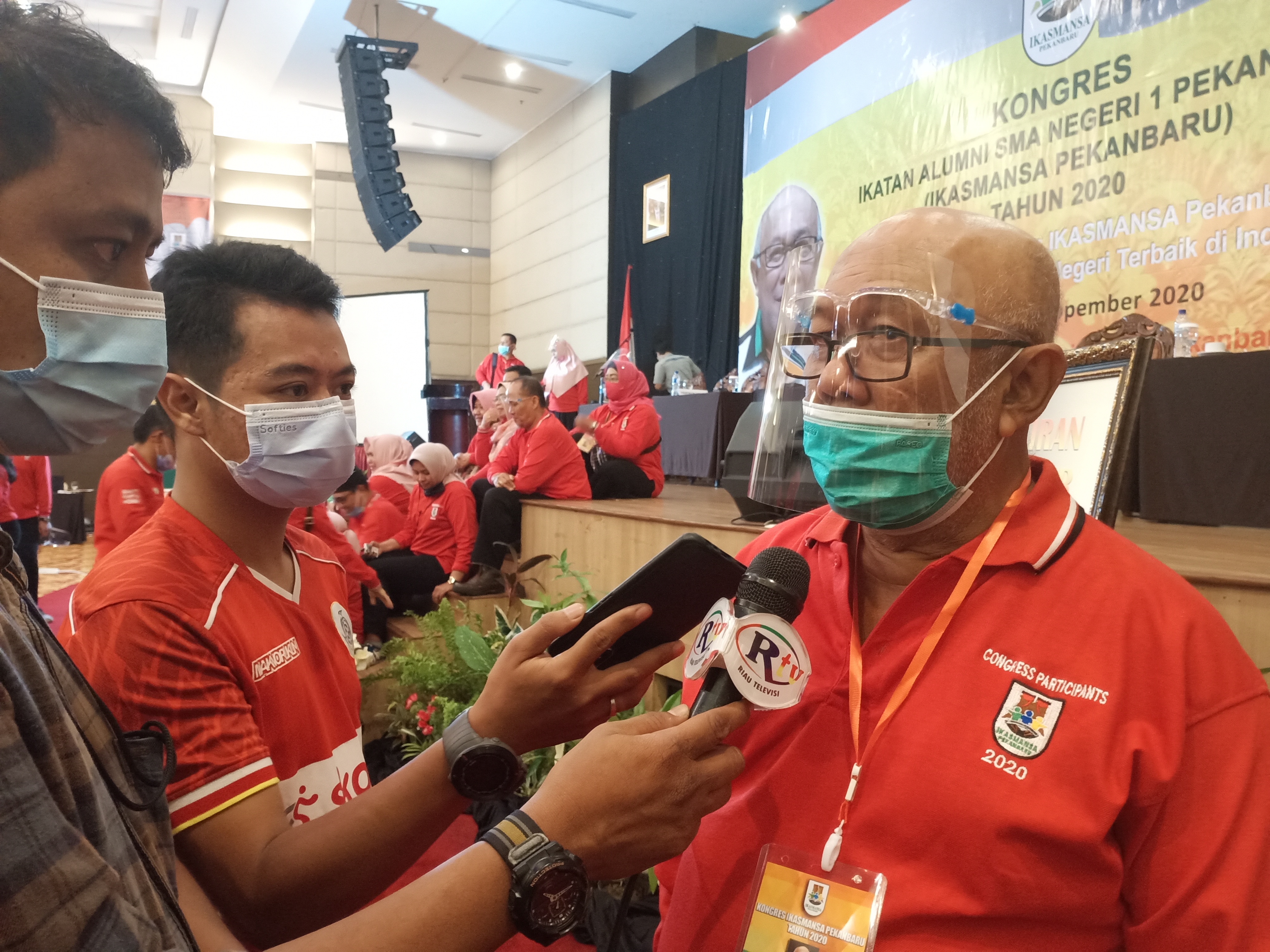 Anto Rahman Kembali Terpilih Jadi Ketua Ikasmansa Pekanbaru