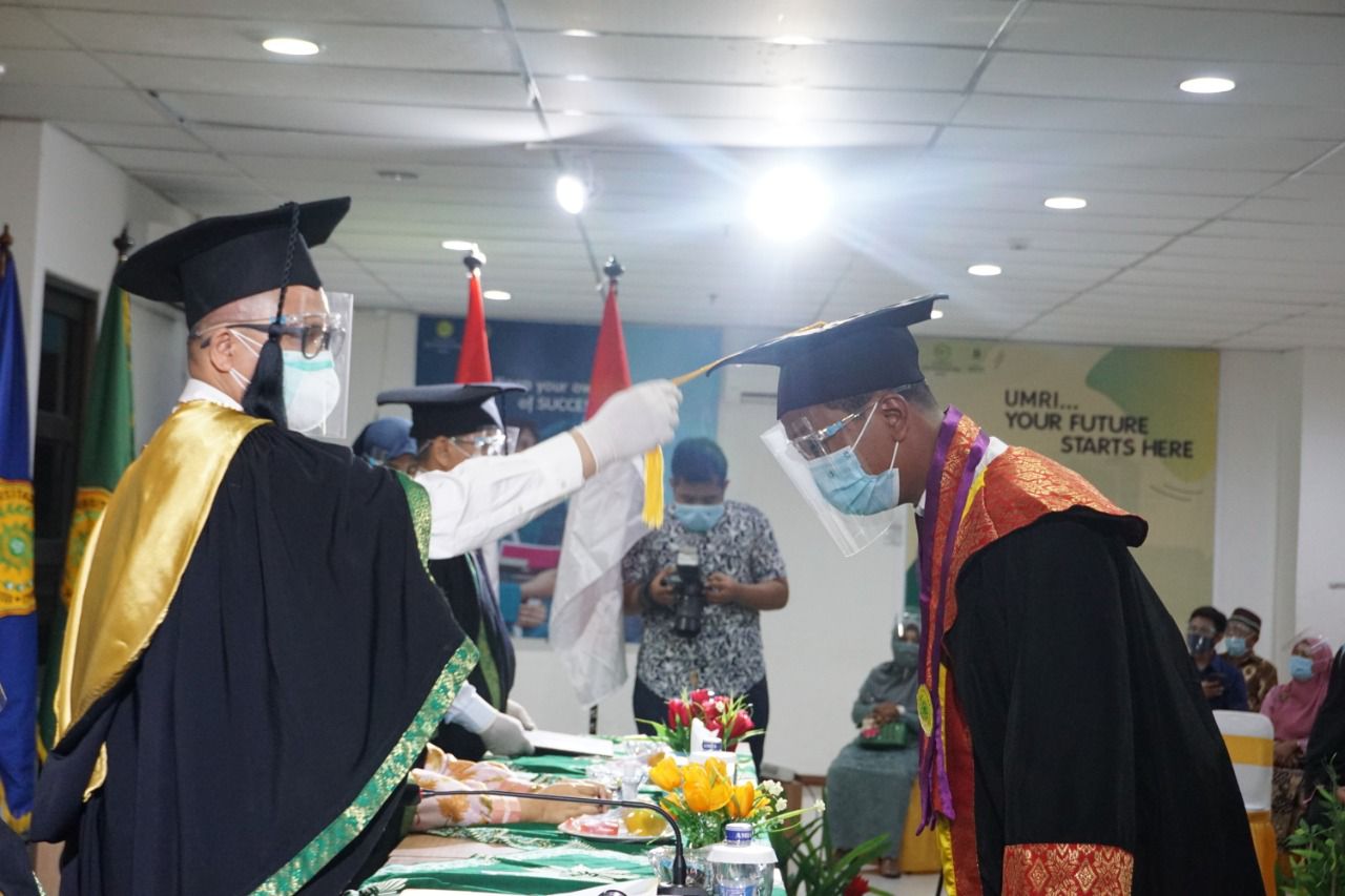 Terapkan Prokes, UMRI Gelar Wisuda Tatap Muka Terbatas