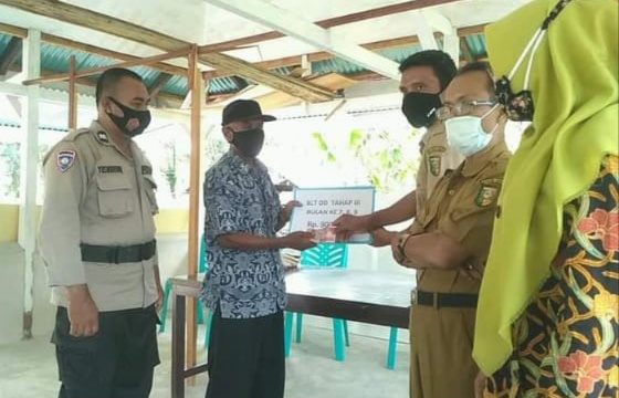 Pemdes Teberau Panjang Realisasikan BLT DD Tahap III  untuk 24 KK
