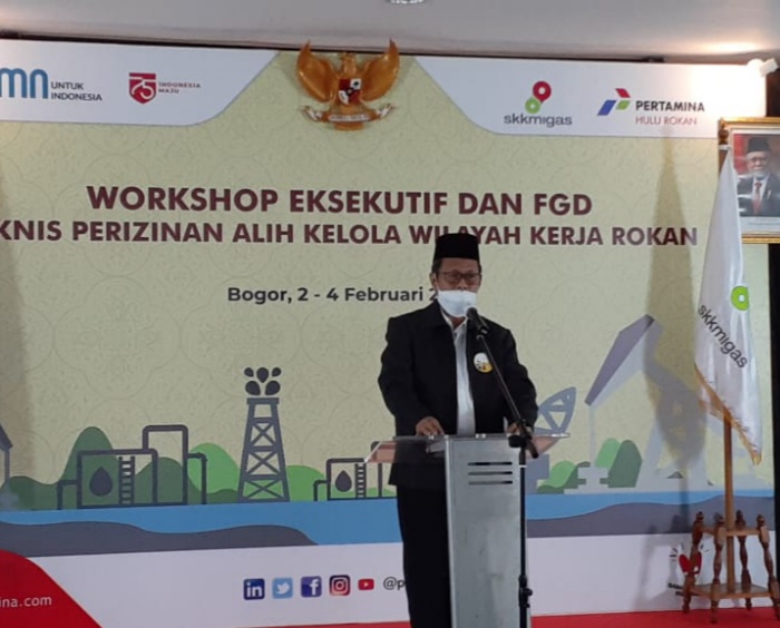 Plh Sekdaprov Riau Hadiri FGD Teknis Perizinan Alih Kelola Wilayah Kerja Rokan