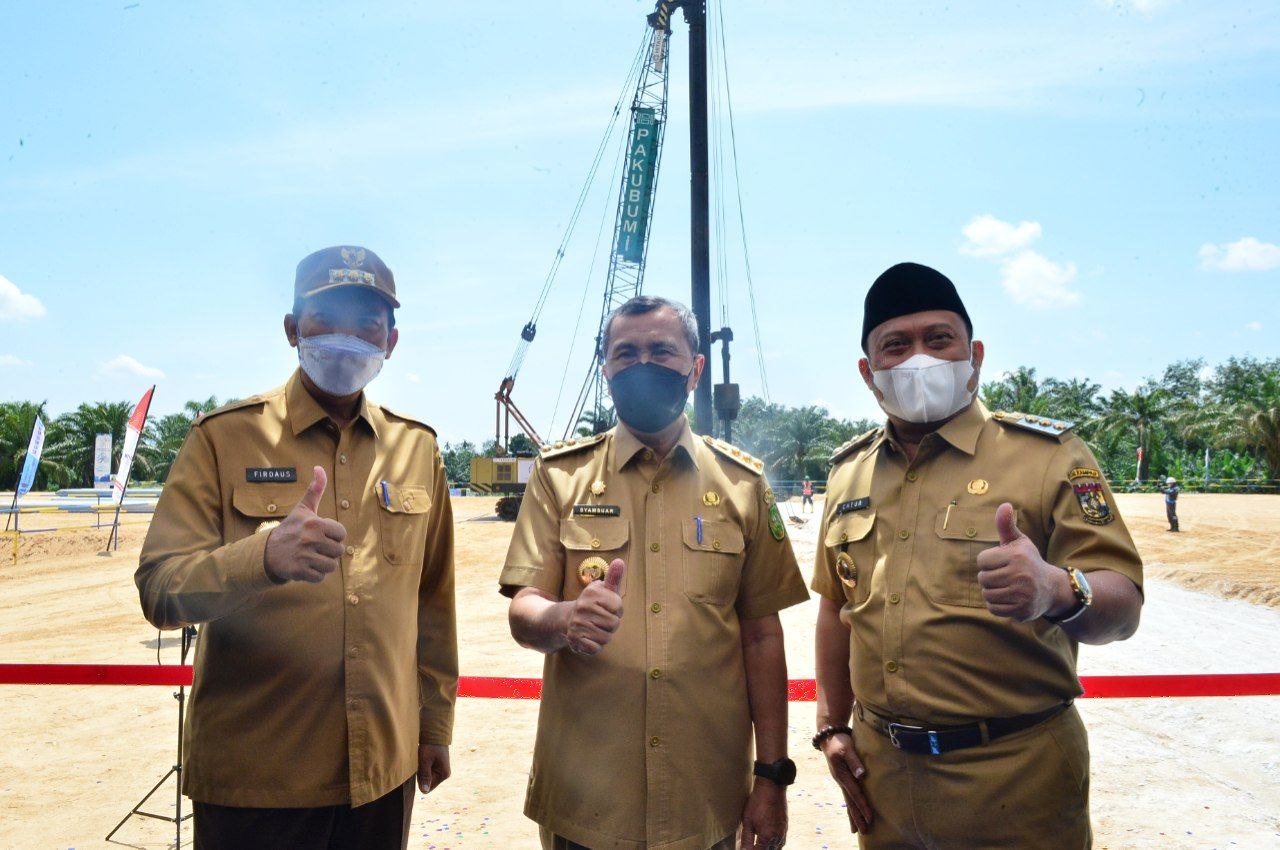 Gubri Harap SPAM Lintas Pekanbaru-Kampar Sudah Dinikmati Warga Tahun Depan