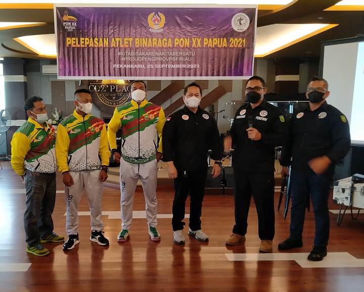 Binaraga Riau Target Tiga Besar di PON XX Papua