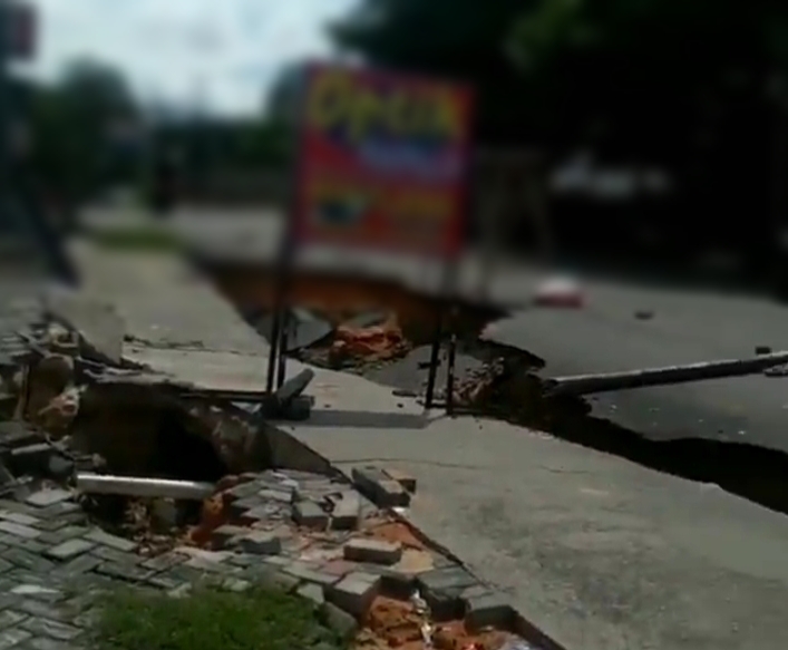 Gerak Cepat, Dinas PUPR Pekanbaru Perbaiki Jalan Lobak yang Amblas