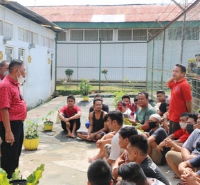 Sidak Ke Rutan Rengat, Kakanwil Kemenkumham Riau Cek Blok Tahanan