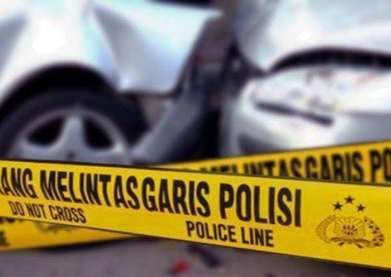 Kecelakaan Tunggal, Pajero Sport Hantam Gerobak Kunci Duplikat