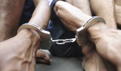 Polres Rohil Ringkus Komplotan Pencurian Kabel Power Line PHR