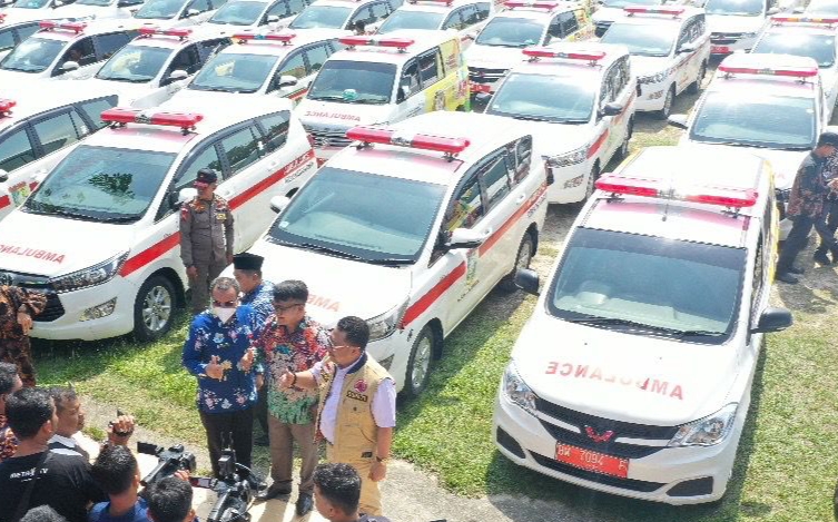 Miliki Ambulans Terbanyak di Indonesia, Kampar Raih Penghargaan dari MURI