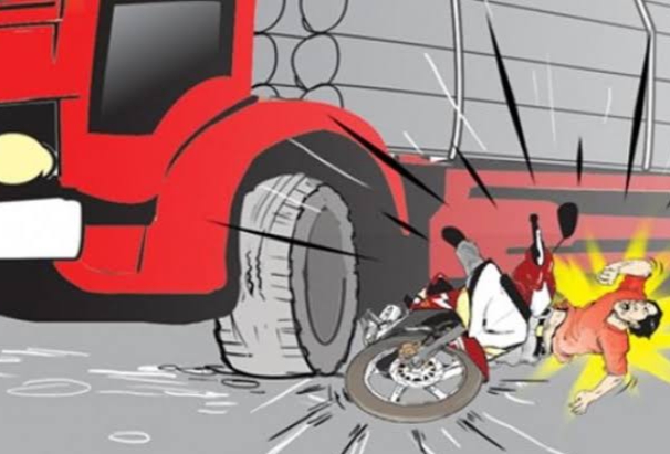 Oleng , Warga Jalan Delima Pekanbaru Tewas Dilindas Truk