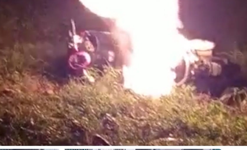 Sepeda Motor Milik Kawanan Maling di Duri Timur Dibakar Massa