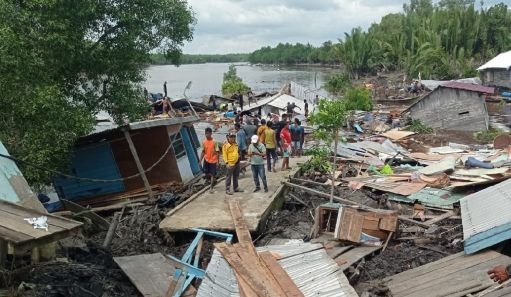 Rusak Belasan Rumah, Begini Kondisi Terkini Korban Longsor di Kecamatan Enok 