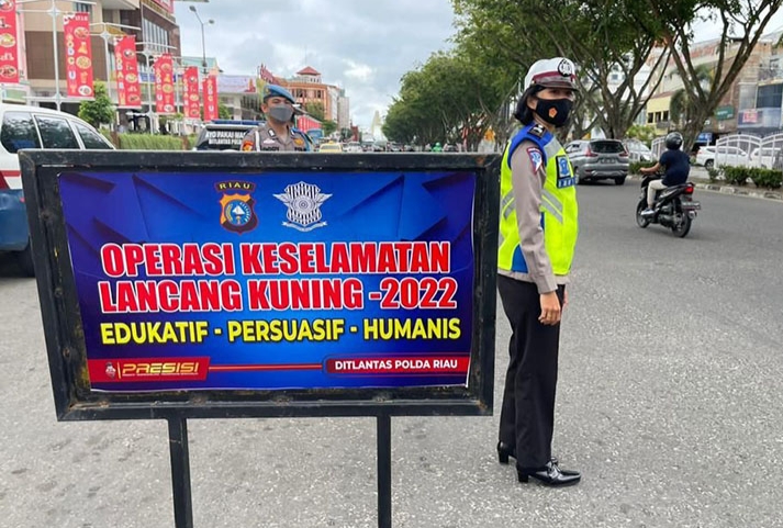 Ditlantas Polda Riau Temukan 13.469 Pelanggaran Selama Ops Zebra Lancang Kuning 2022