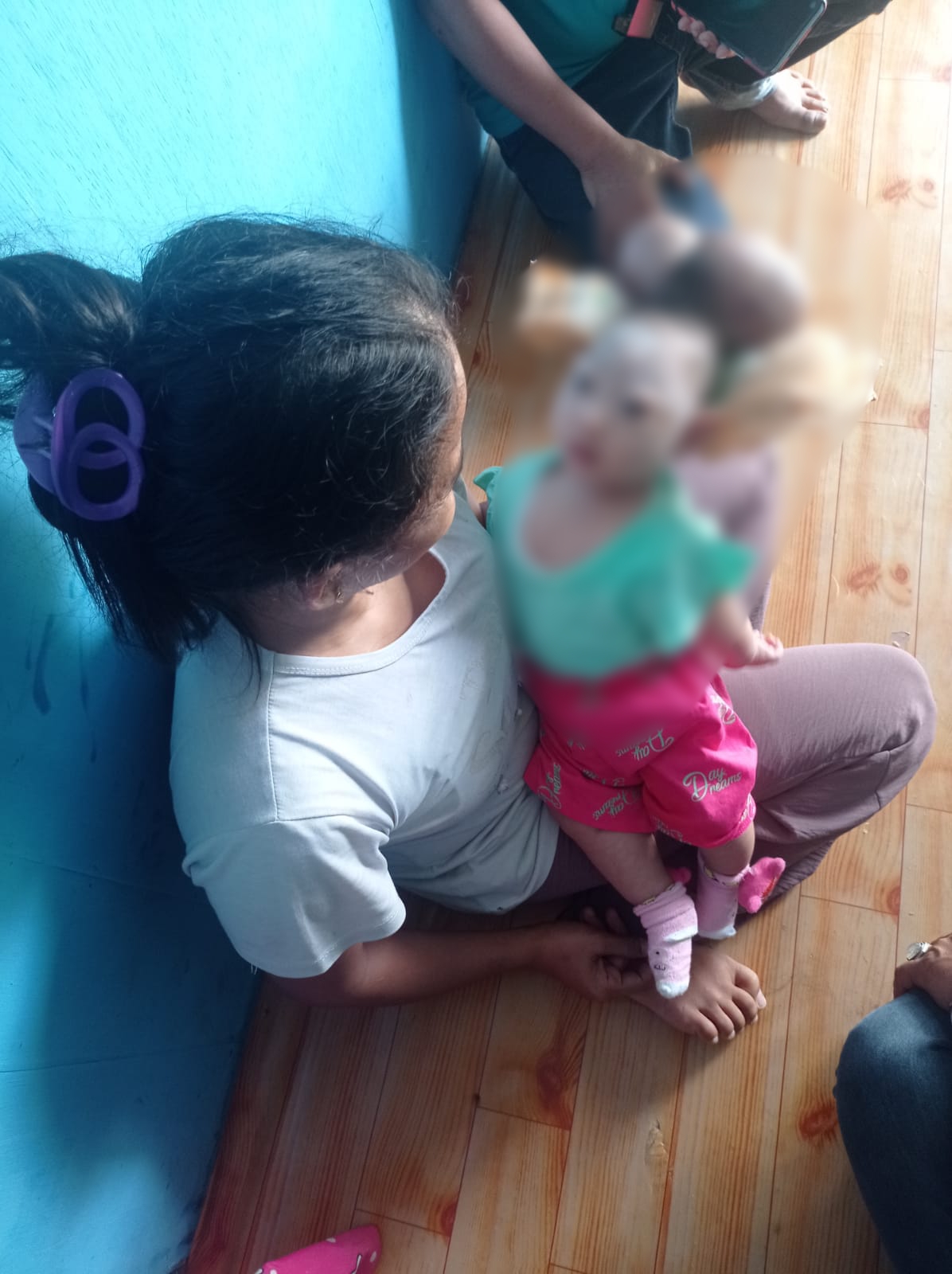 Benjolan Di Kepala, Bayi Usia 4 Bulan Dirujuk ke RSUD Arifin Ahmad