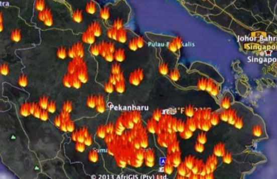 Musim Hujan, Riau Dikepung Sejumlah Titik Panas 