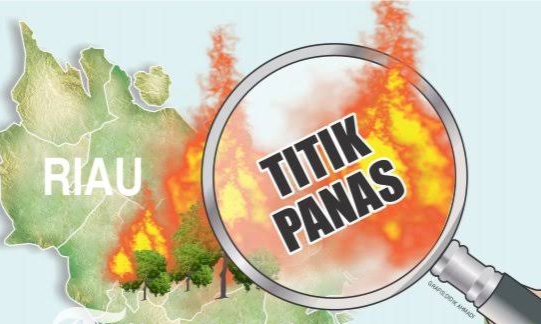 Gawat! Riau Dikepung 23 Titik Panas, Terbanyak di Inhil