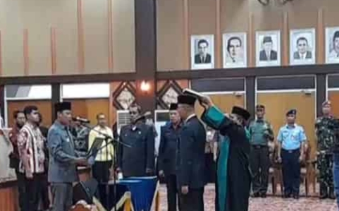 Lantik Indra Pomi Jadi Pj Sekdako Pekanbaru, Muflihun Sentil Pejabat Tidak Hadir