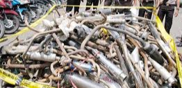 Awas! Satlantas Pekanbaru Bakal Tindak Motor dengan Knalpot Brong 