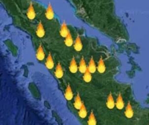 Musim Penghujan, Titik Panas di Sumatera Justru Meningkat