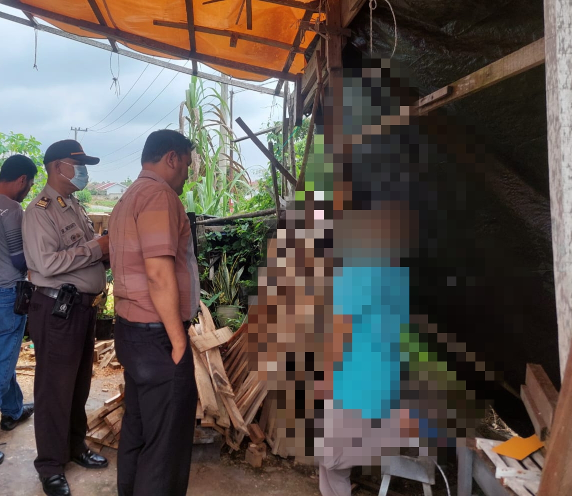 Geger Penemuan Mayat Tergantung di Kelurahan Sungai Sibam