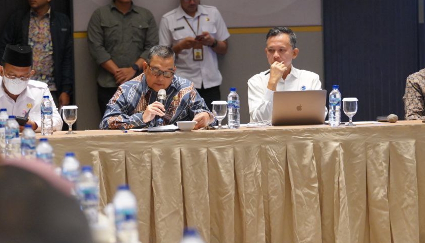 Hadiri Rakor JTTS, Wagubri Sampaikan Progres dan Kondisi Tol Pekanbaru-Pangkalan 