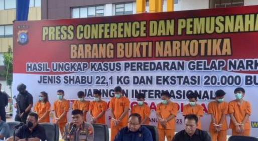 Lapas Pekanbaru Telusuri Pemasok HP pada Leo Otak Peredaran 20 Kg Narkoba