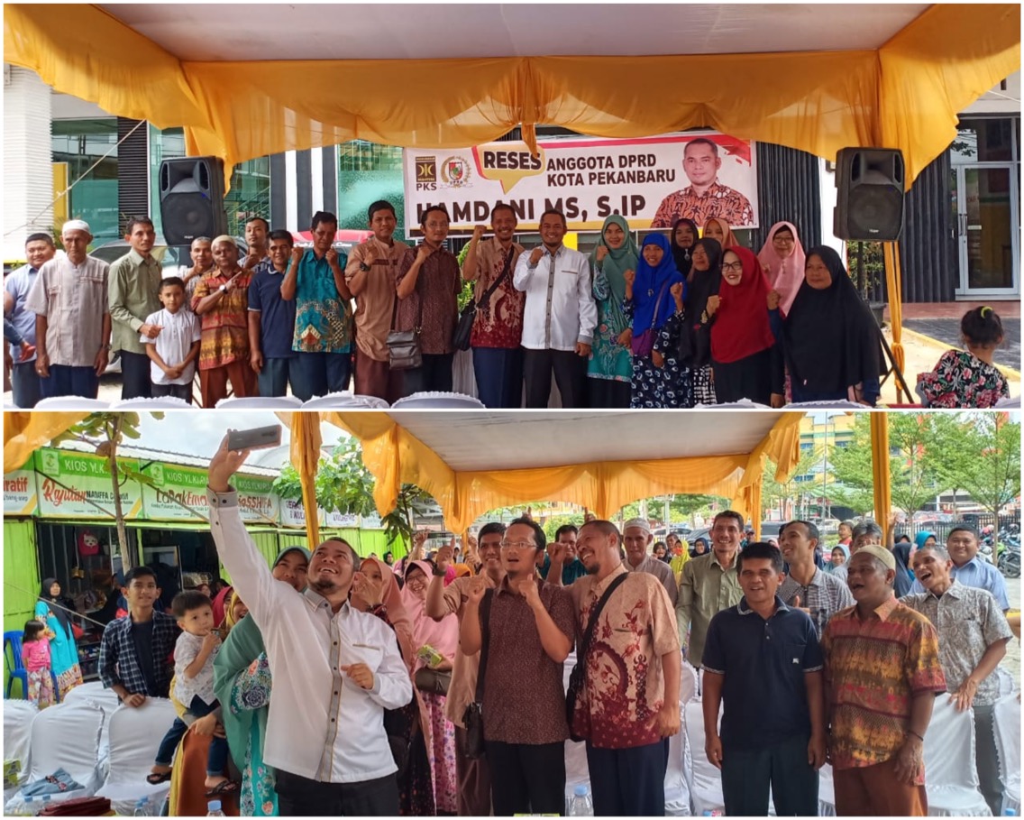 Gelar Reses di Markaz dakwah DPD PKS Riau, Hamdani Edukasi Warga Tentang Bank Sampah