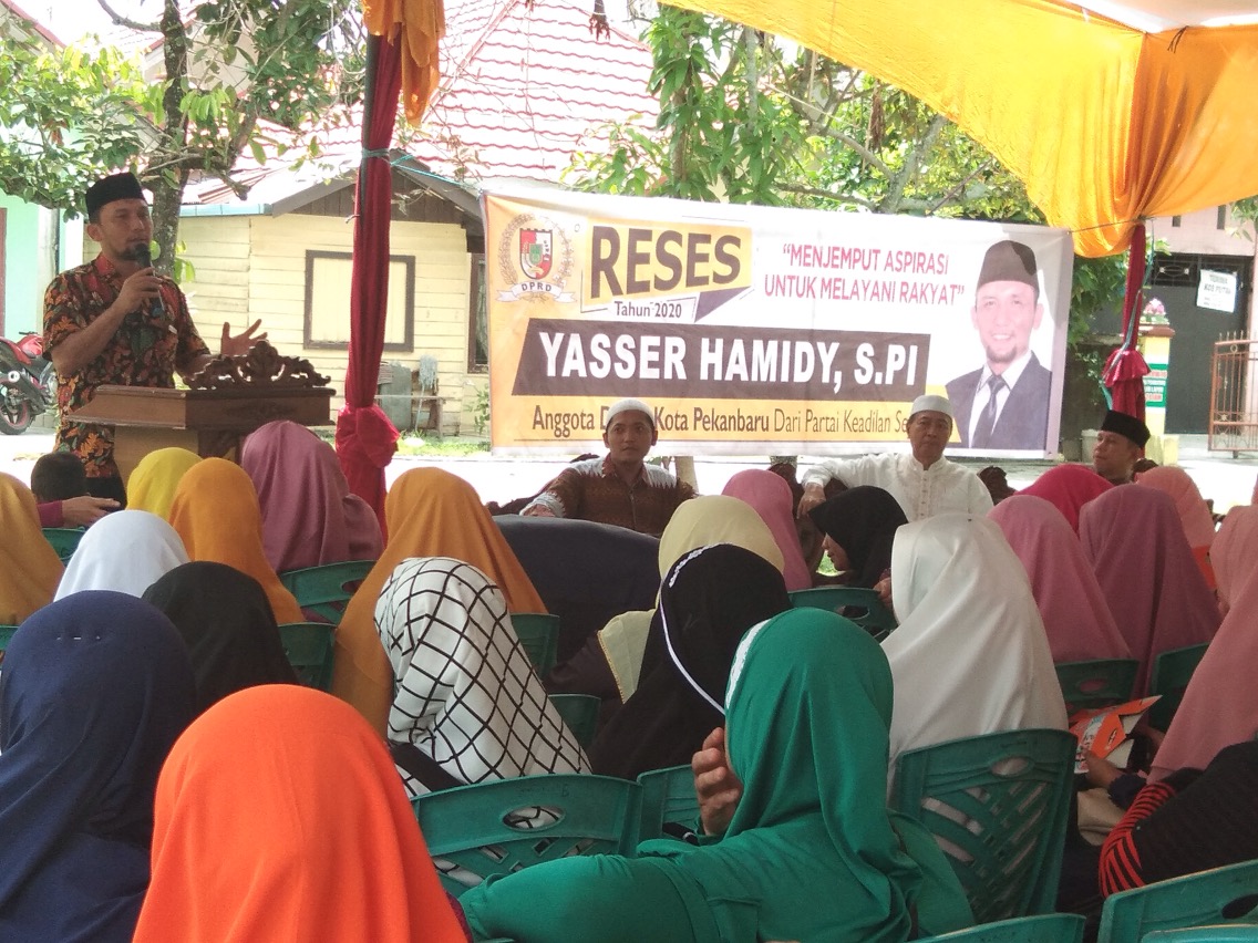 Reses Perdana, Yasser Hamidy Umumkan Pembangunan SMP Negeri dan Puskesmas Tuah Karya