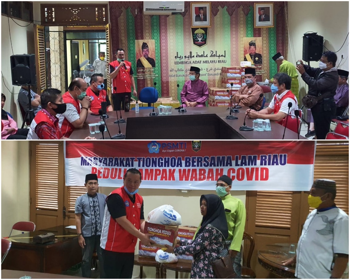 Gandeng LAM Riau, Tionghoa Peduli Covid-19 Gelar Bhakti Sosial