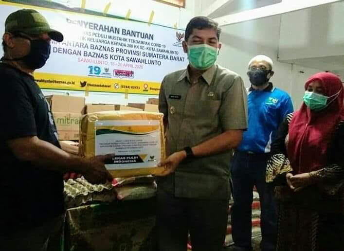Pemko Sawahlunto Terima APD dari Bank Nagari Cabang Sawahlunto