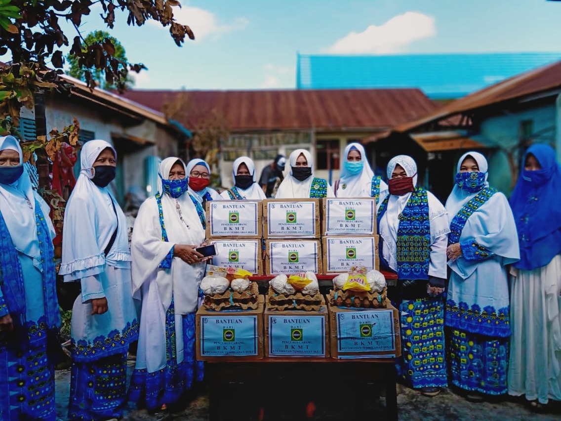 BKMT Tembilahan Hulu Bantu korban kebakaran