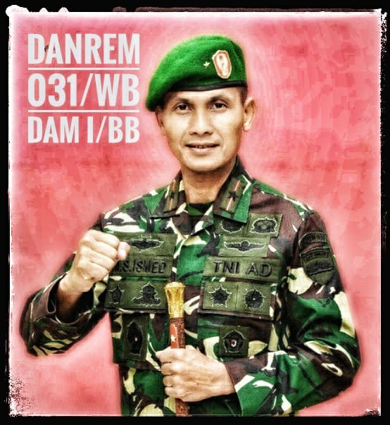 LAM Riau Terapkan Protokol Kesehatan Saat Tepuk Tepung Tawar Danrem