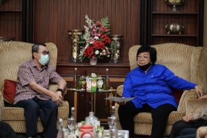 Menteri LHK : Saya Datang Khusus ke Riau Bahas Karhutla dengan Pak Gubernur