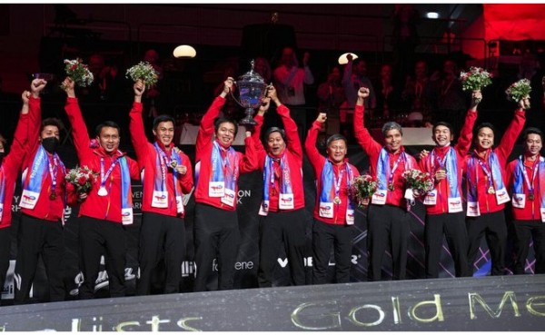 Indonesia Berhasil Raih Gelar Juara Piala Thomas Cup 2020