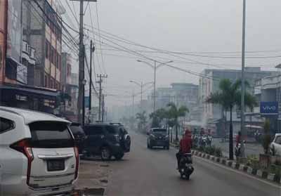 Asap Semakin Pekat, Siswa SD di Dumai Dipulangkan Lebih Cepat