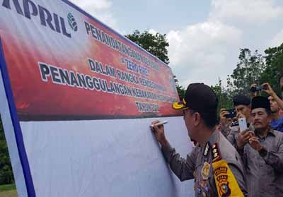 Polsek Benai bersama RAPP Deklarasikan Zero Fire