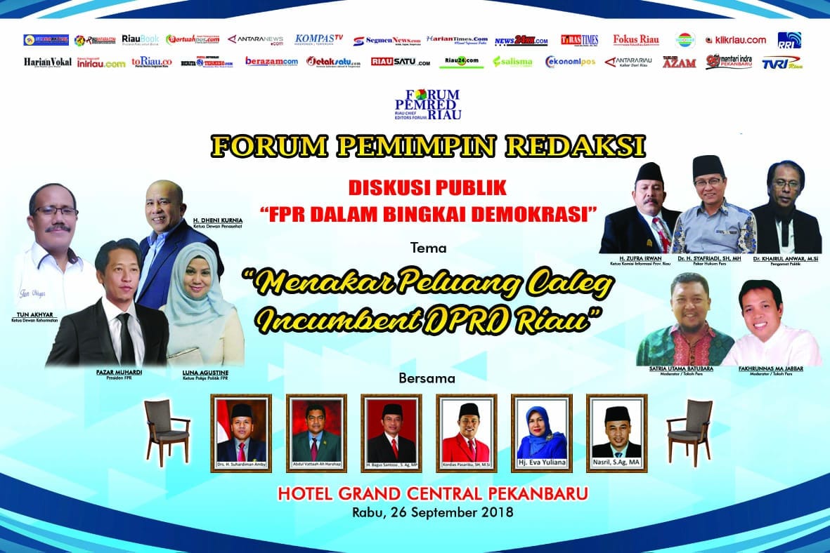 Profil Singkat 6 Legislator Narasumber Diskusi Publik FPR